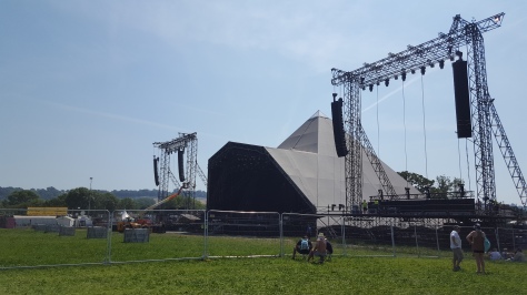 First view of Pyramid Stage